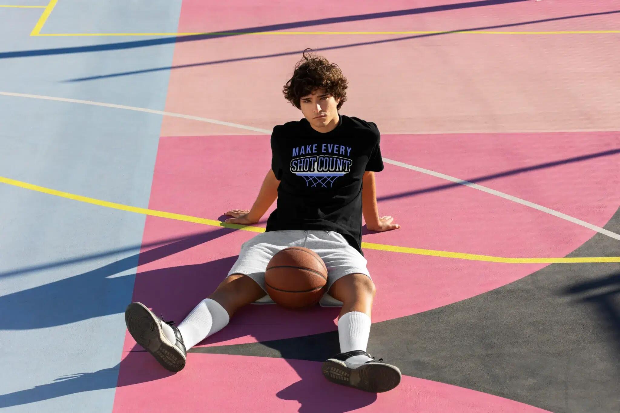 T-shirt Basketball - Make every shot count 3/3