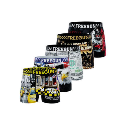 Lot de 5 boxers homme American Vibes