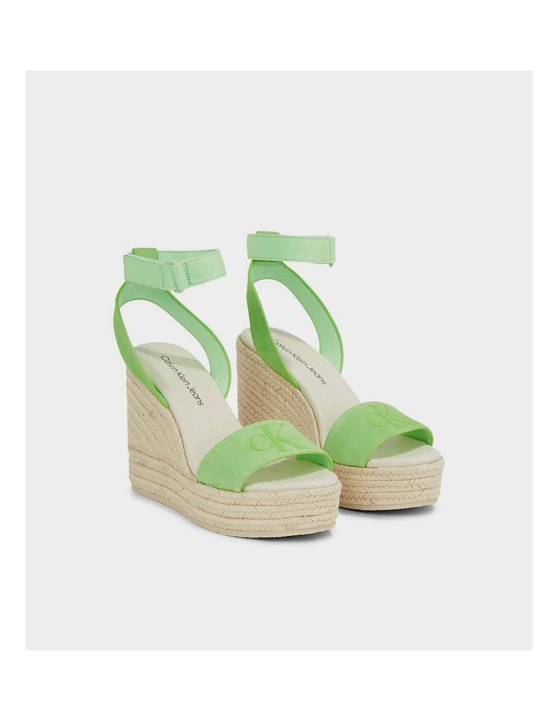 Sandalias Calvin Klein en color ZAA-Blanco 3/4