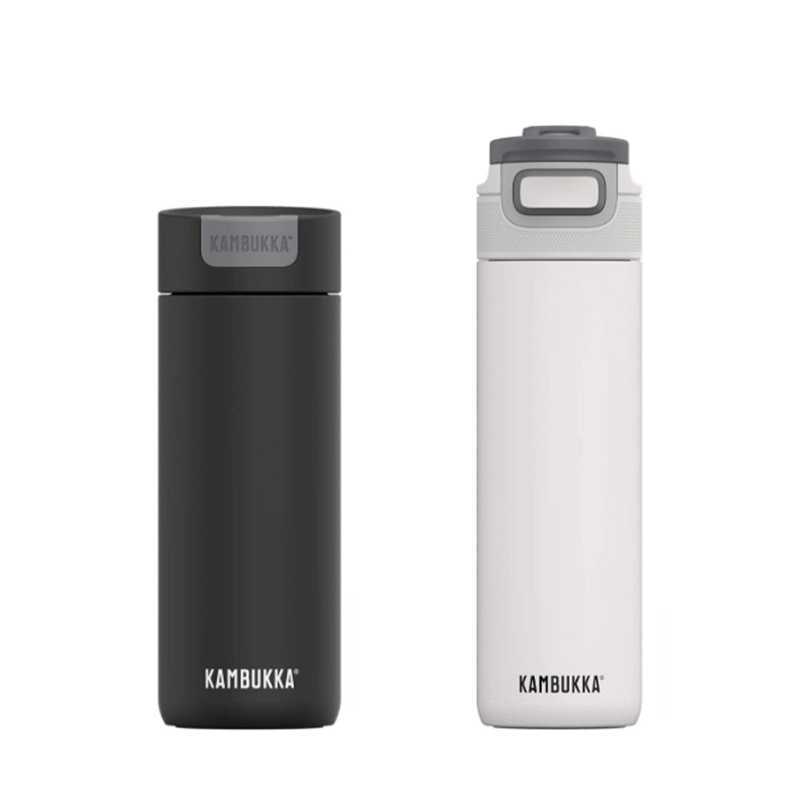 KAMBUKKA Turistický nerezový sada termohrnek 500 ml a termoláhev 600 ml