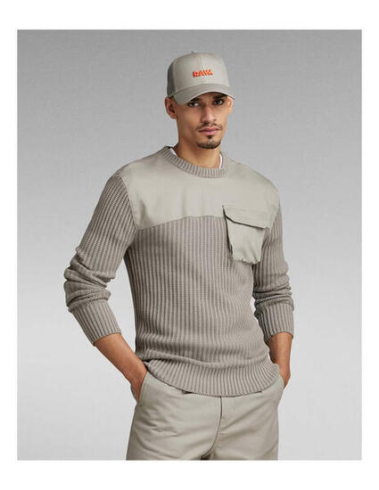 Jersey G-Star Raw en color G106-Gris