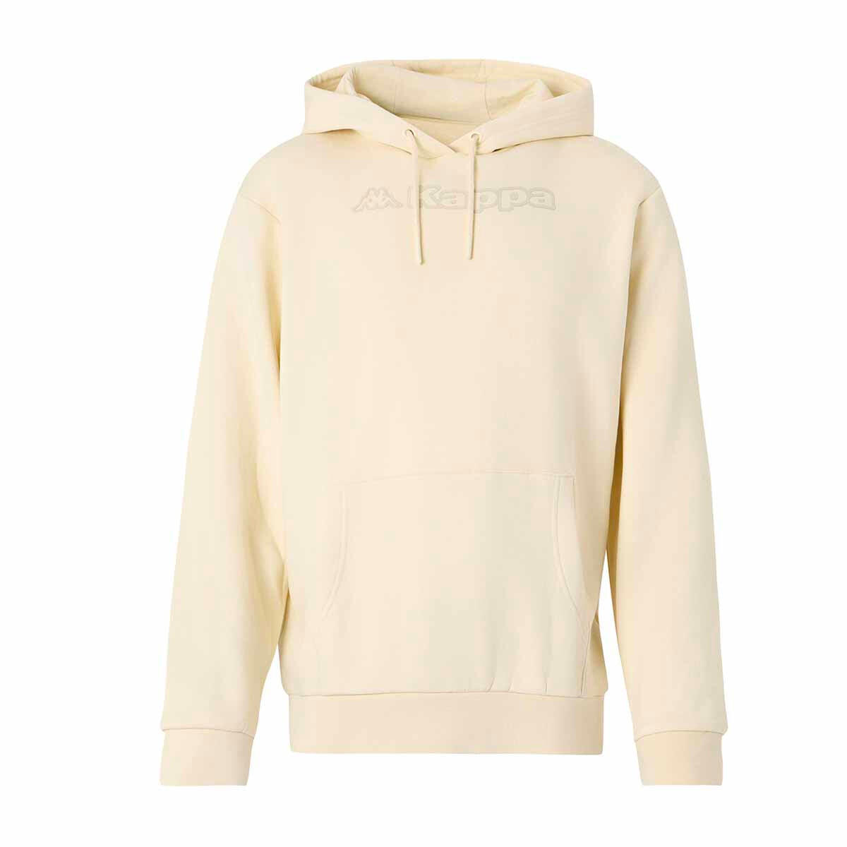 Kappa - Hoodie Manches Longues Homme Fogghio Blanc - Sweat-shirt - Blanc - Decathlon