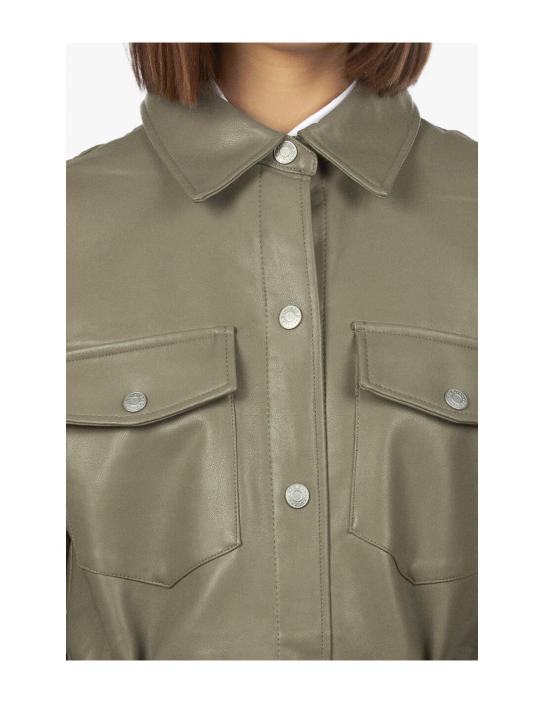 JJXX Luna - Chaqueta de cuero sintético 4/5