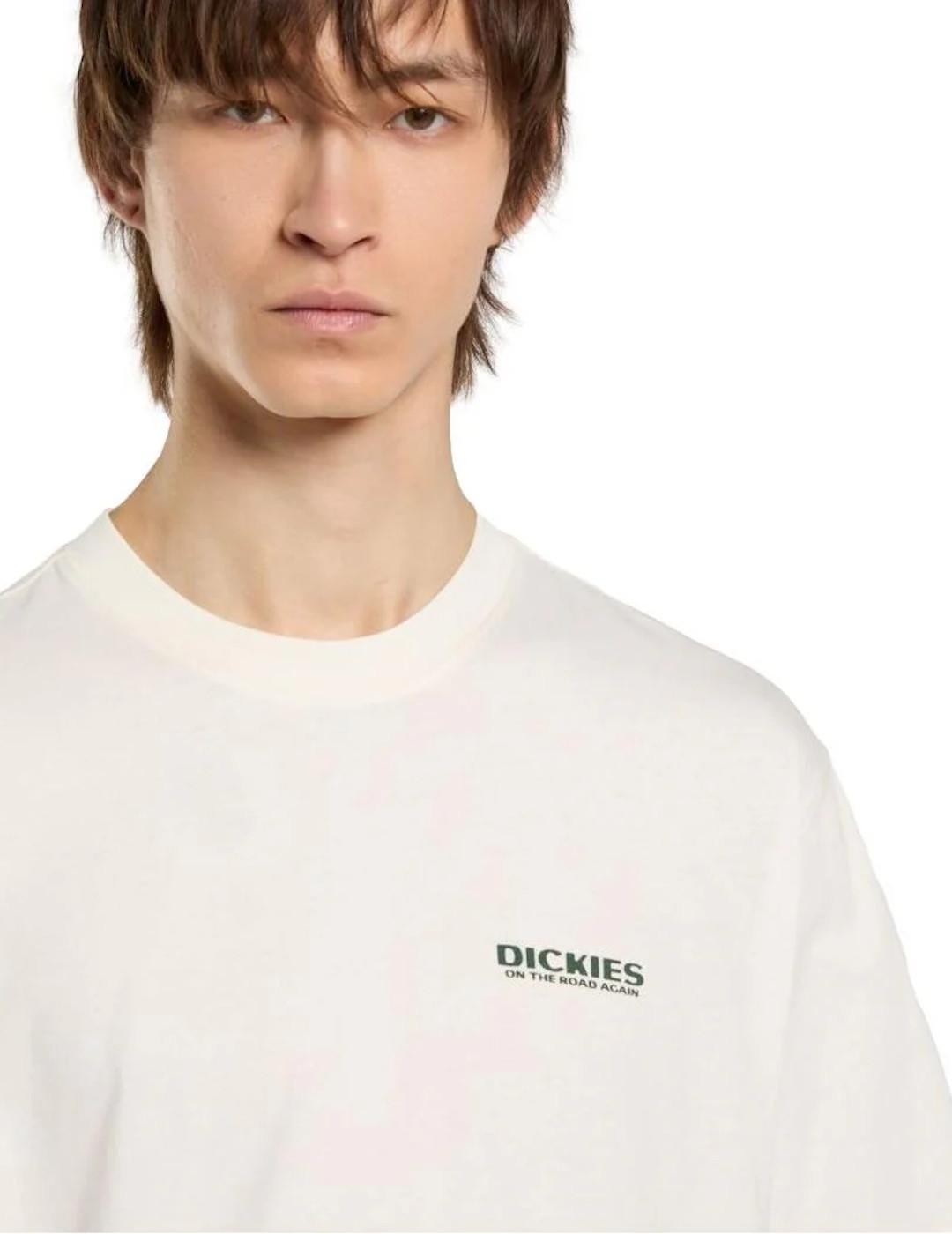 T-shirt Dickies Model Burns Tee Kleur Wit 3/6