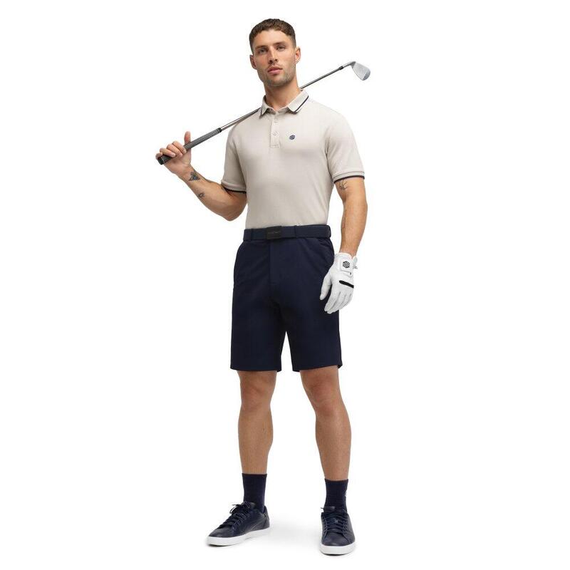 Tricou polo din piqué pentru bărbați Pinehurst Sand Bej