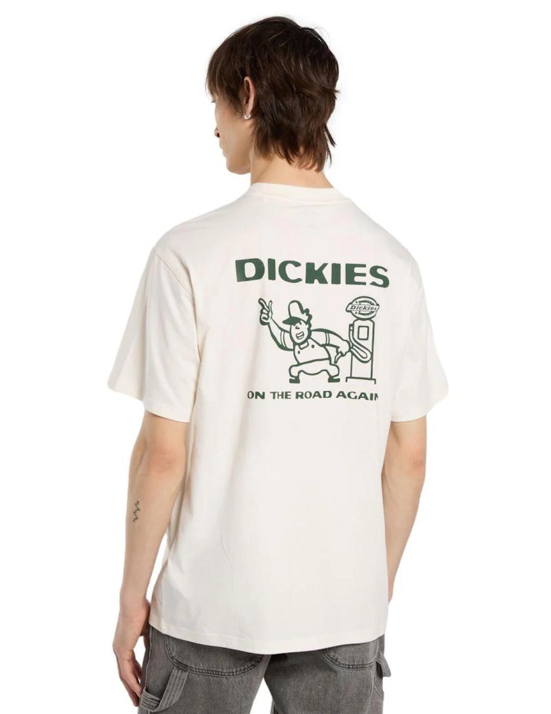 T-shirt Dickies Model Burns Tee Kleur Wit 2/6