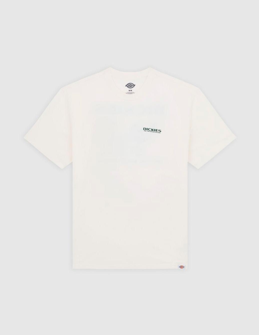 T-shirt Dickies Model Burns Tee Kleur Wit 5/6