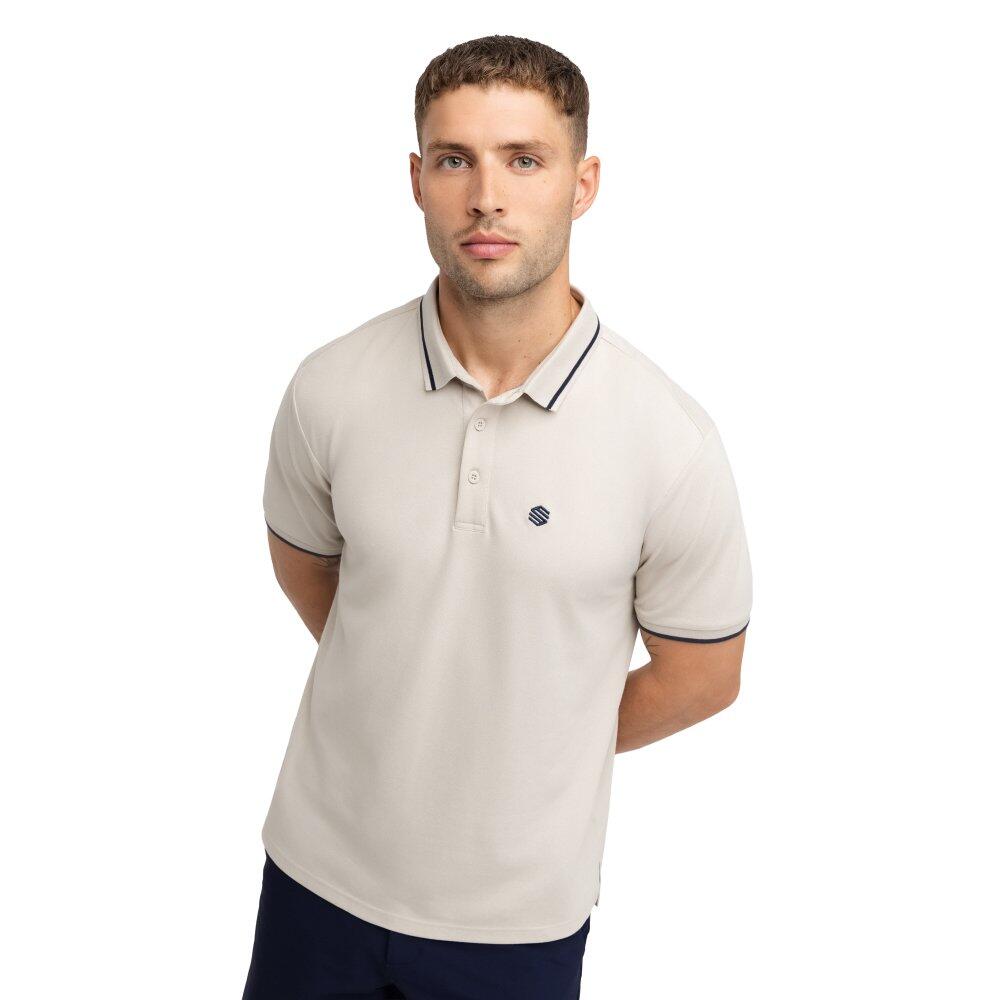 Men Golf 's pique polo shirt Pinehurst Sand Beige