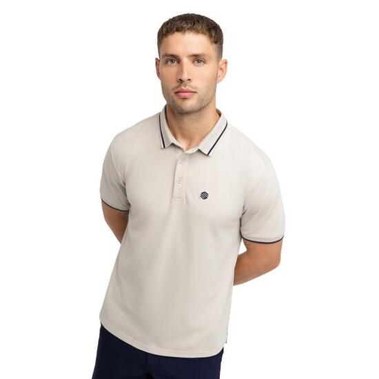 Polo piquet da golf da uomo Pinehurst Sand Beige