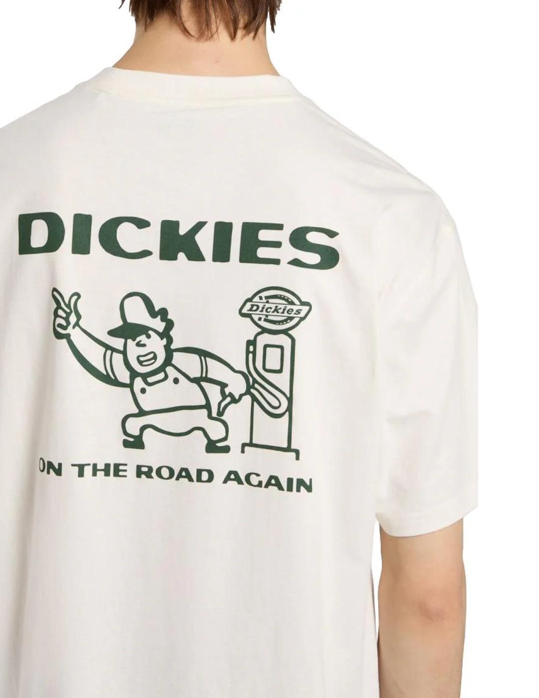 T-shirt Dickies Model Burns Tee Kleur Wit 4/6