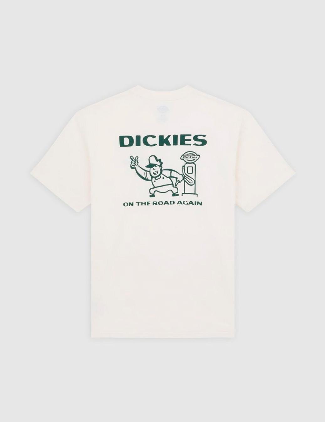 T-shirt Dickies Model Burns Tee Kleur Wit 6/6