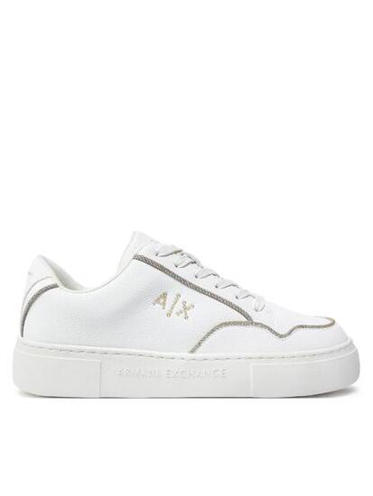 Sneakers donna armani exchange bianco