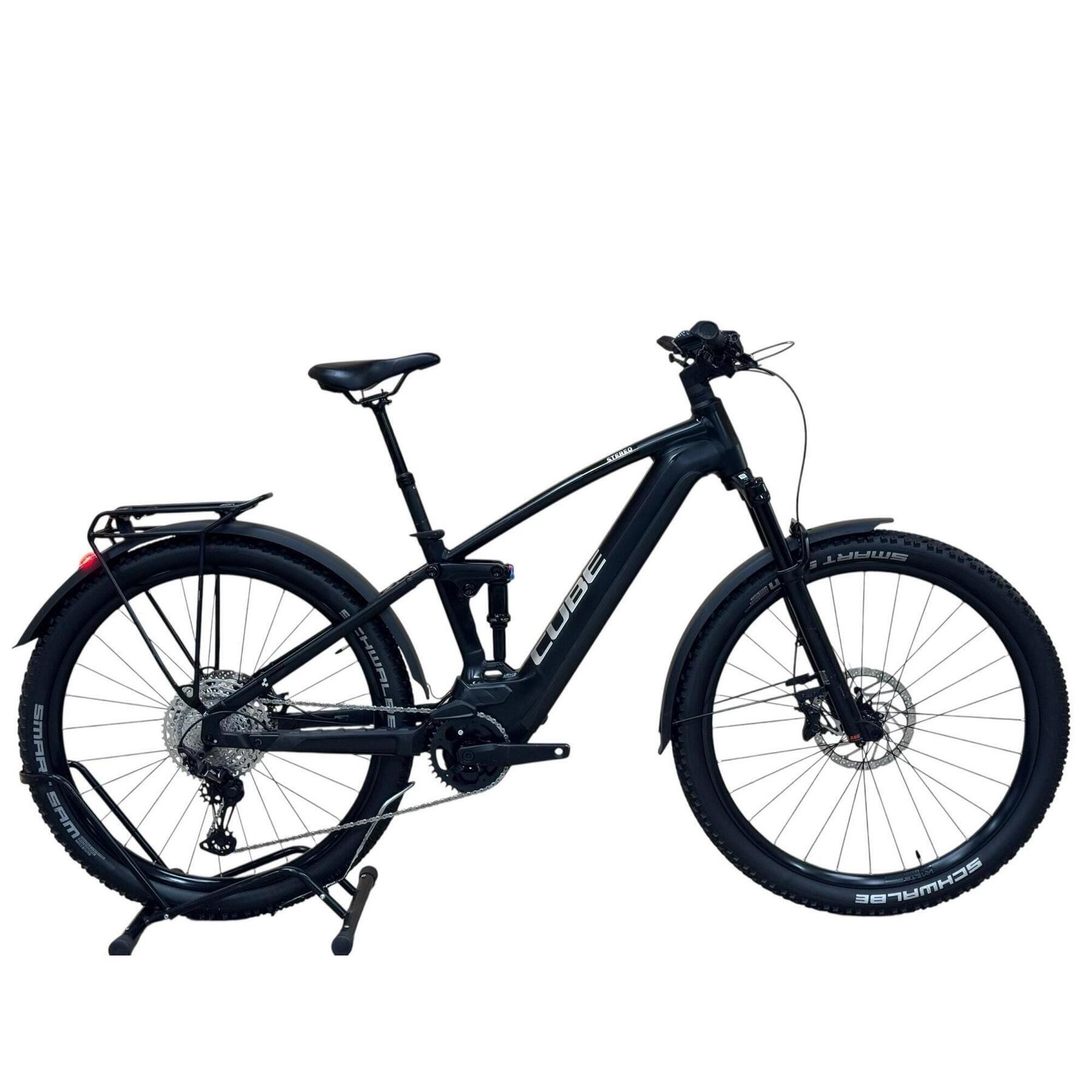 Cube - Reconditionné- Vtt Électrique Cube Stereo Hybrid 120 Slx 750 Allroad- Comme Neuf - Vélo Tout Terrain - Gris|noir - Moyen - Decathlon