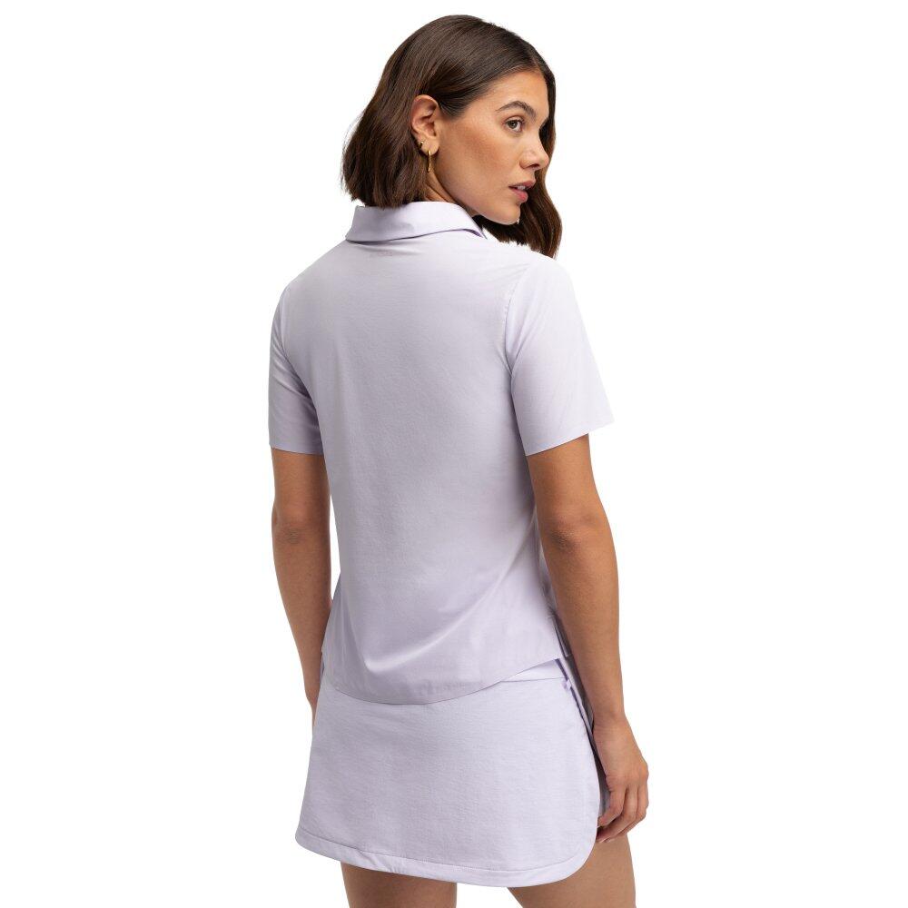 Damen Golf kurzärmeliges funktions-poloshirt Sawgrass Lilac Lila 2/6