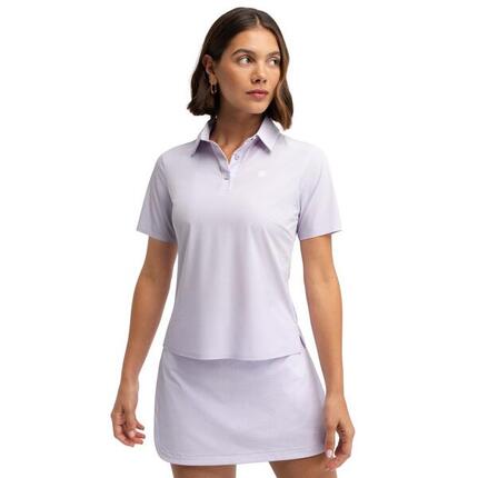 Damen Golf kurzärmeliges funktions-poloshirt Sawgrass Lilac Lila