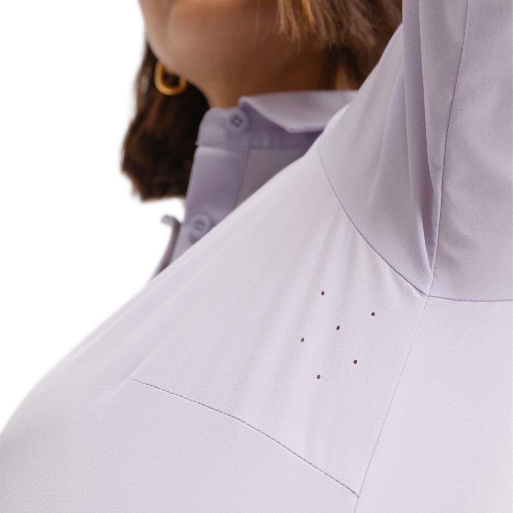Damen Golf kurzärmeliges funktions-poloshirt Sawgrass Lilac Lila 4/6