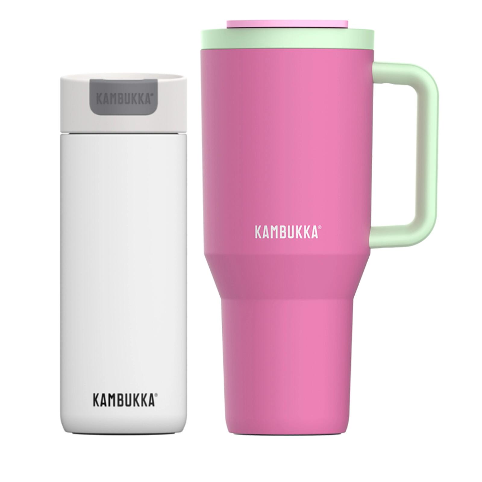 KAMBUKKA Sada turistický Frostmallow termohrnku a termo lahve nerezová