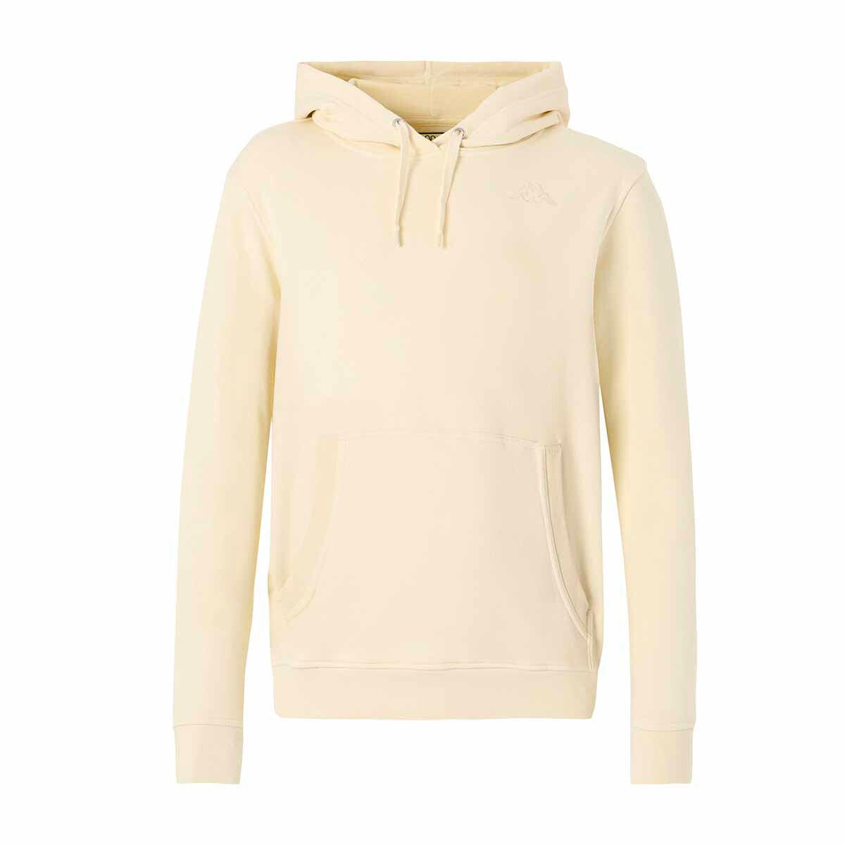 Kappa - Hoodie Manches Longues Homme Logo Zamy Blanc, Beige - Sweat-shirt - Blanc - Decathlon