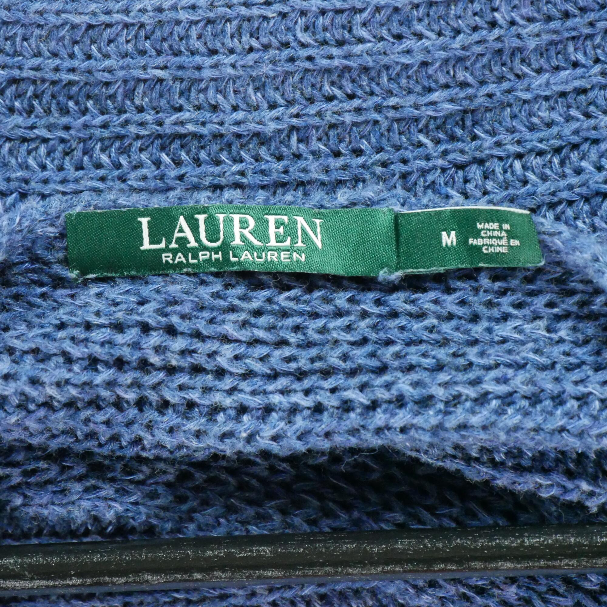 Tweedehands Dames Blauwe Trui Zeer goede staat RALPH LAUREN