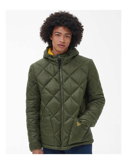 BARBOUR BEACON SL Kapuzen-Steppjacke Starling