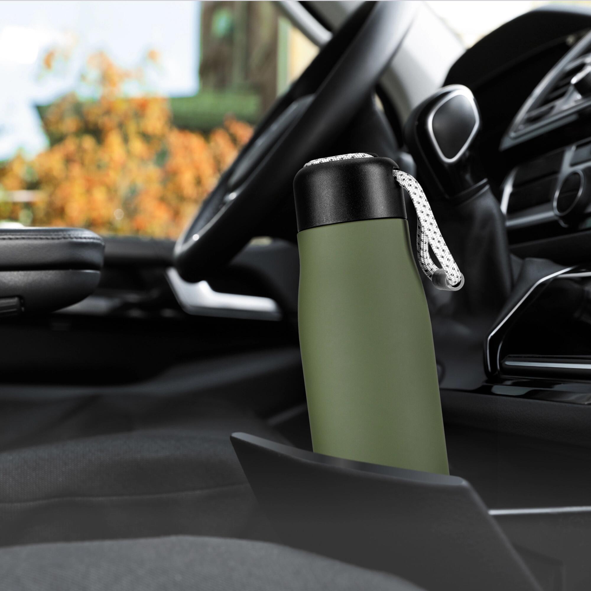 Thermoflasche 540 ml Grün – auslaufsicher mit Schlaufe 4/7