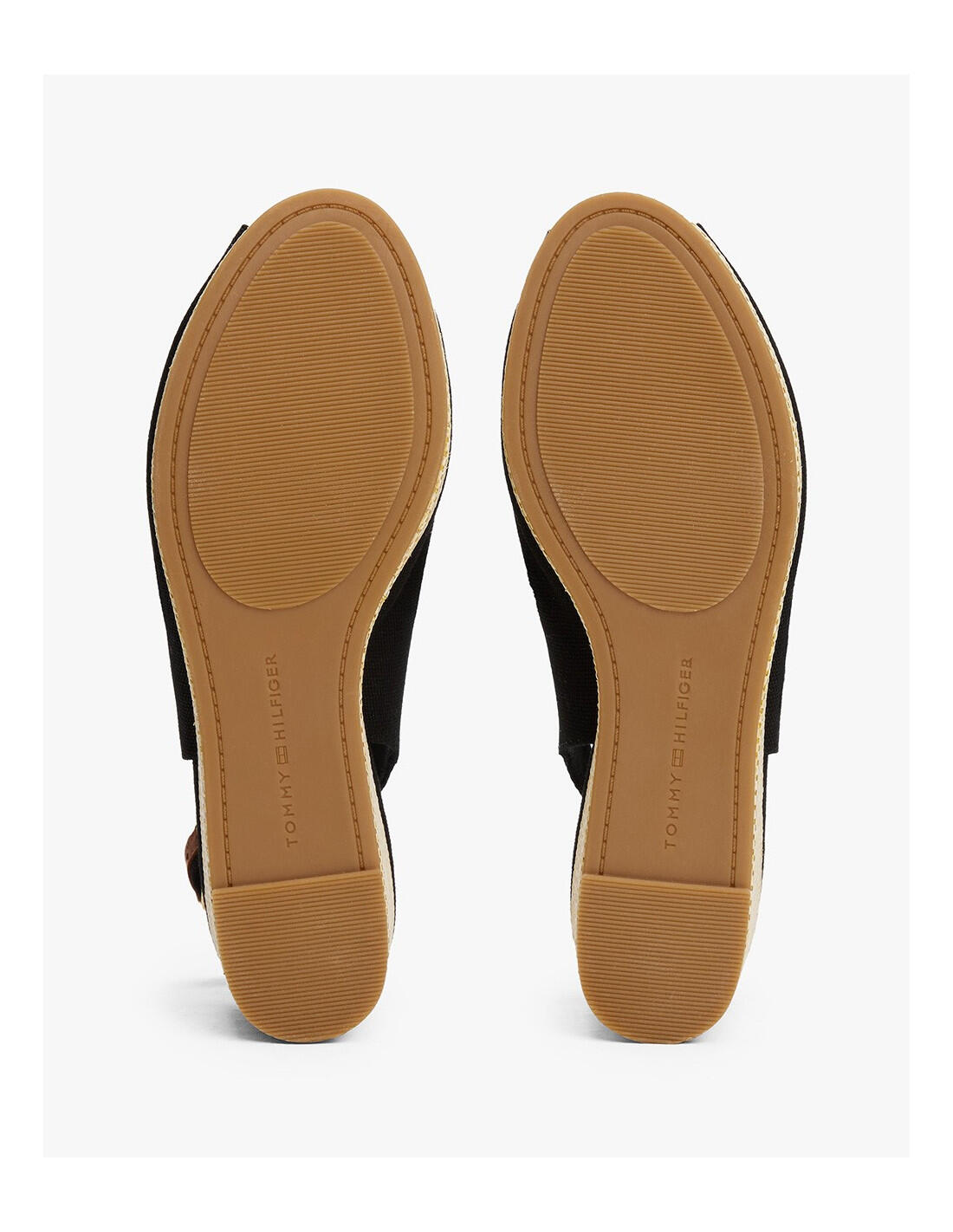 Alpargatas con cuña Tommy Hilfiger en color BDS-Negro 5/5