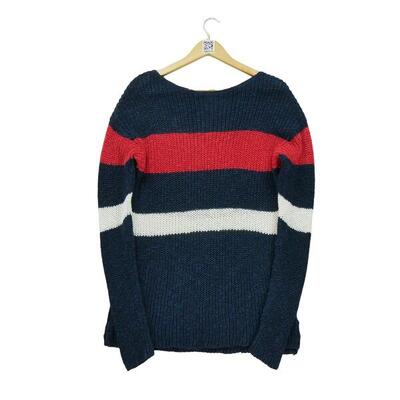 Tweedehands - dames navy sweater - zeer goede staat