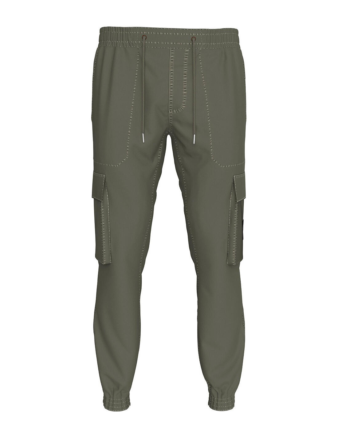 Pantalón chino Calvin Klein en color LDY-Verde 3/5