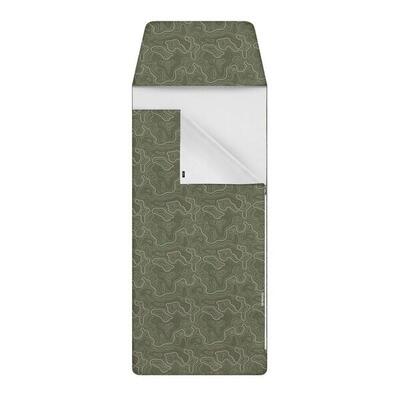 Heren en dames wandelen lakenzak night peak green groen