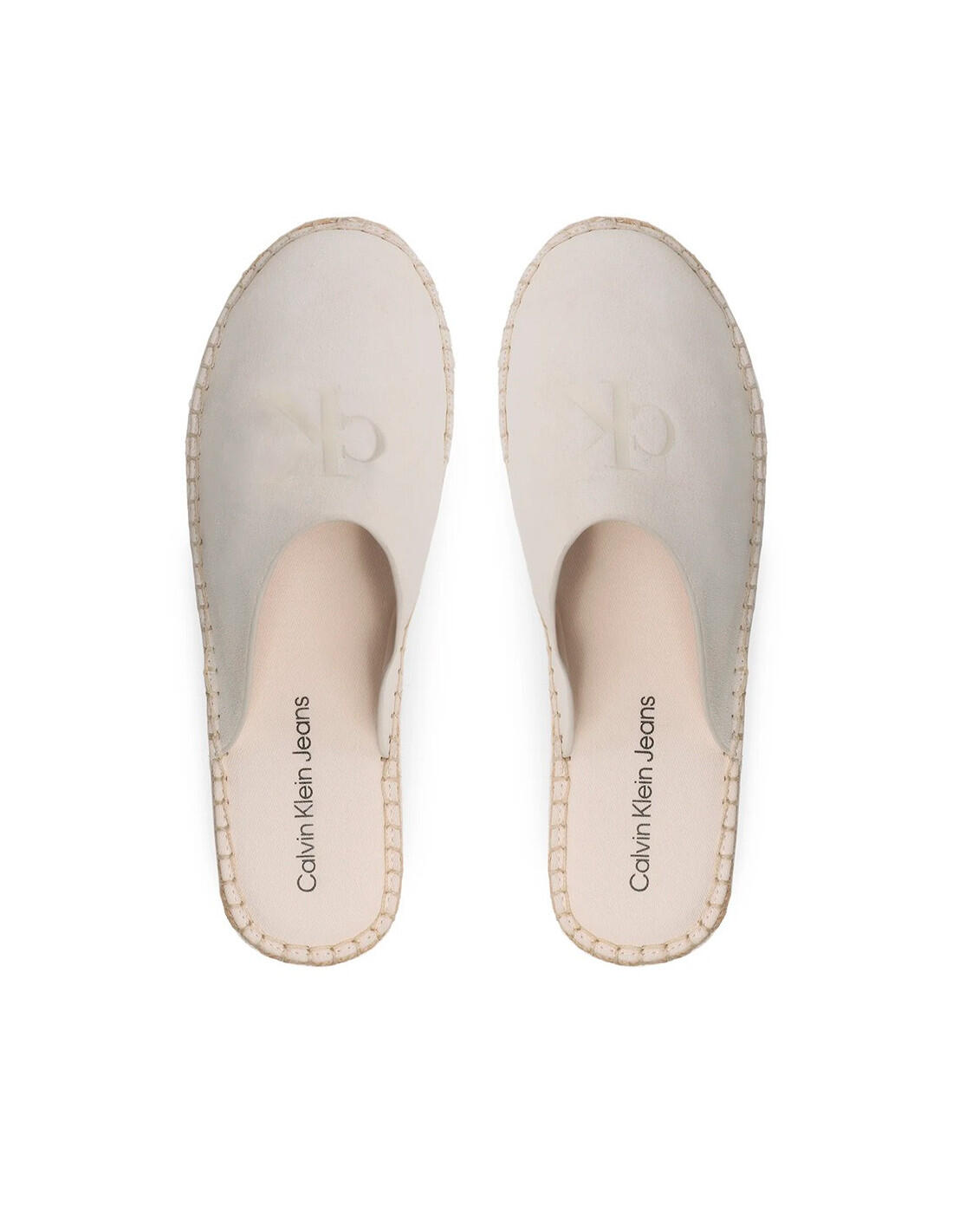 Alpargatas Calvin Klein en color YBH-Blanco 4/5