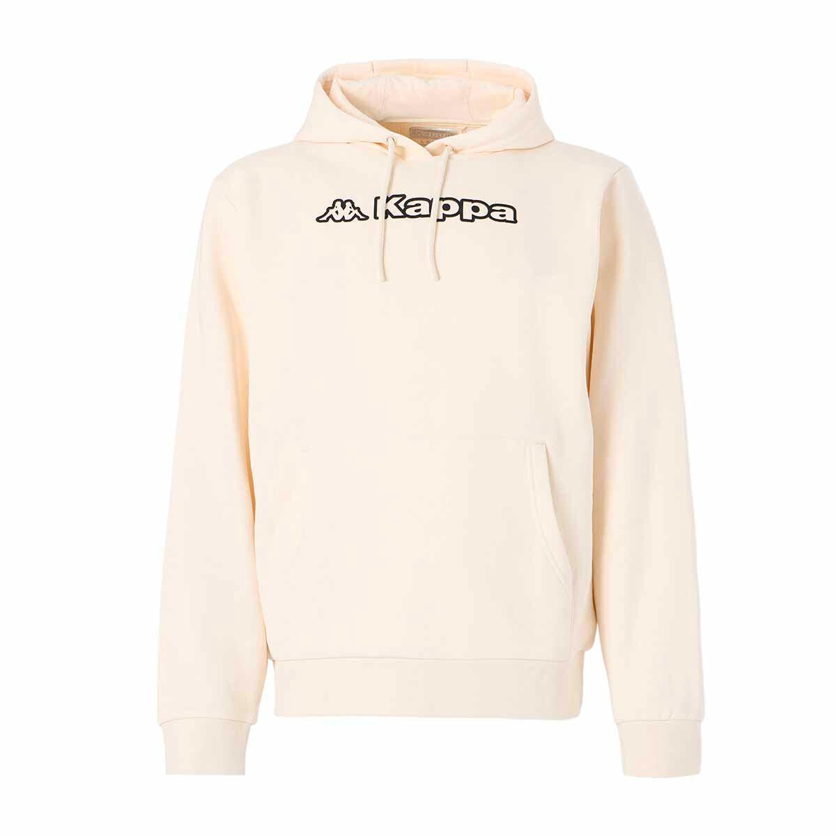 Kappa - Hoodie Manches Longues Homme Fogghio Blanc - Sweat-shirt - Blanc - Decathlon