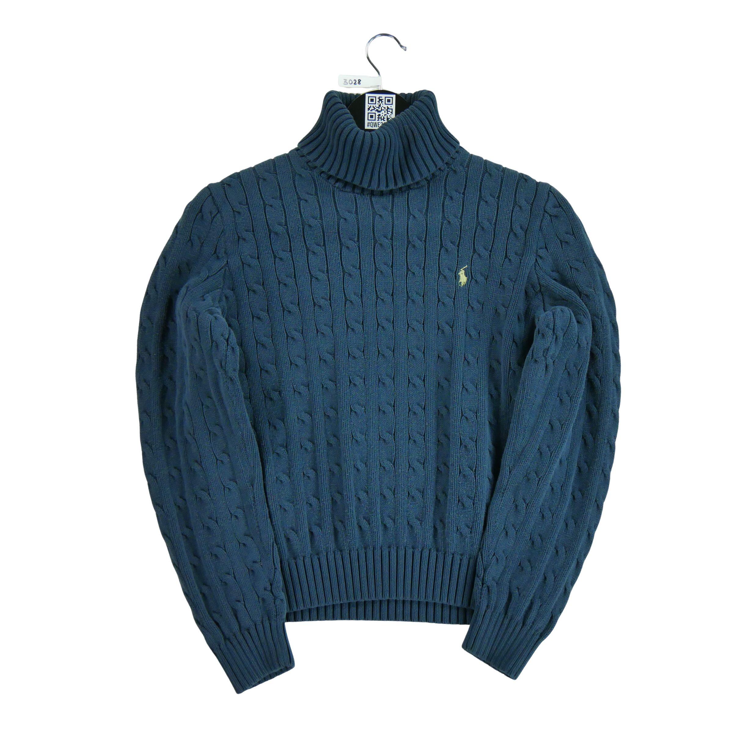 Ralph Lauren Trui Blauw Dames Tweedehands Dames Twisted Gebreide