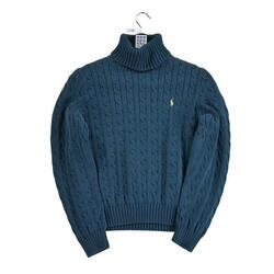 Reconditionné - Pull Femme en maille torsadée Marine - Excellent