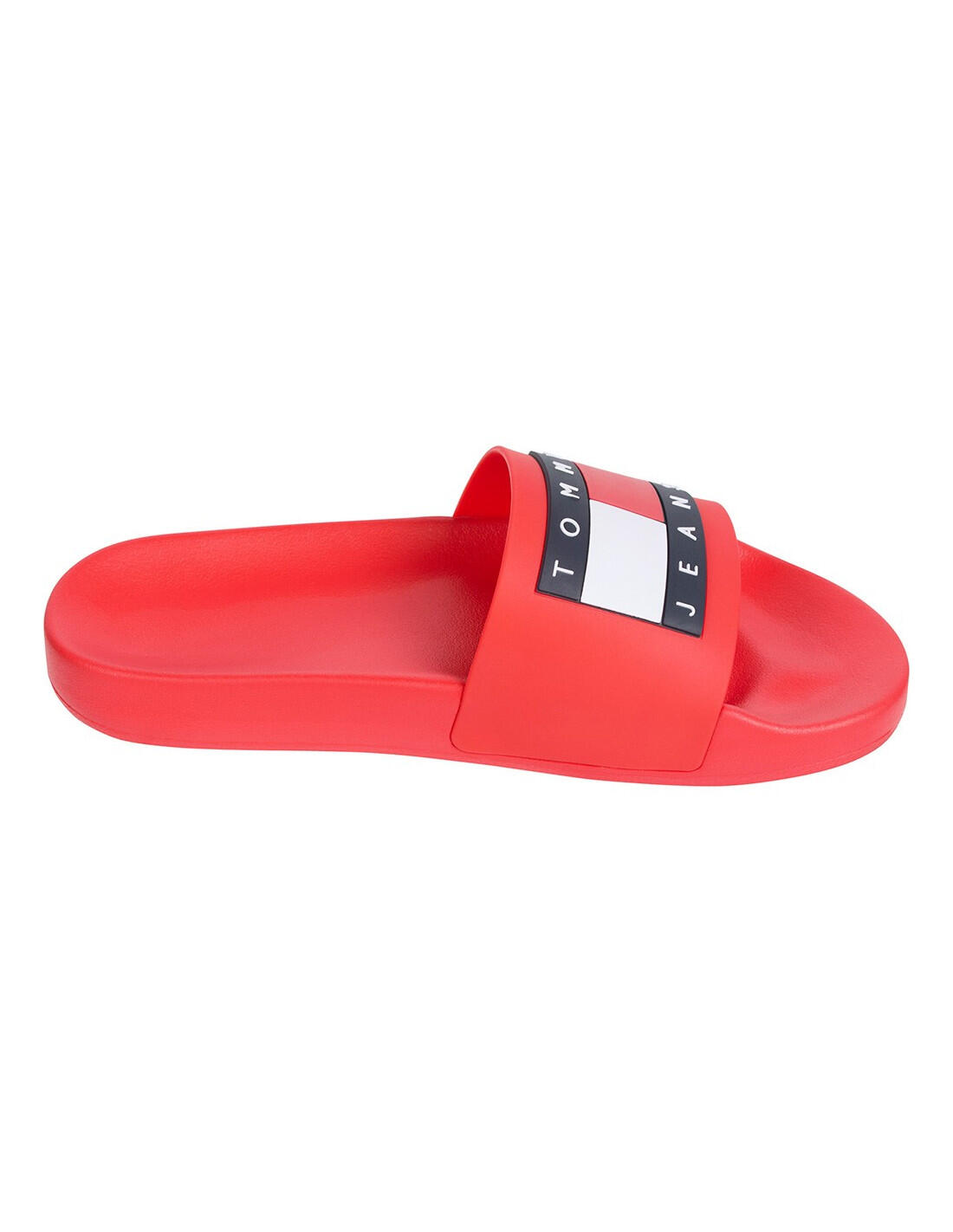 Chanclas Tommy Hilfiger en color XME-Rojo 3/5