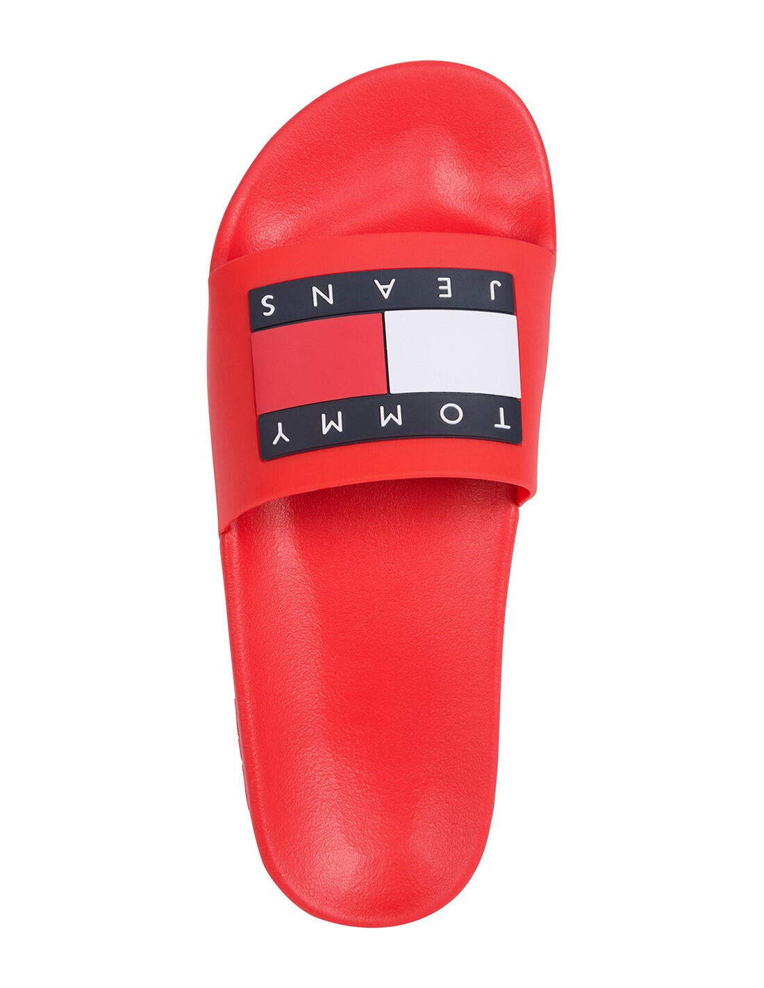 Chanclas Tommy Hilfiger en color XME-Rojo 4/5