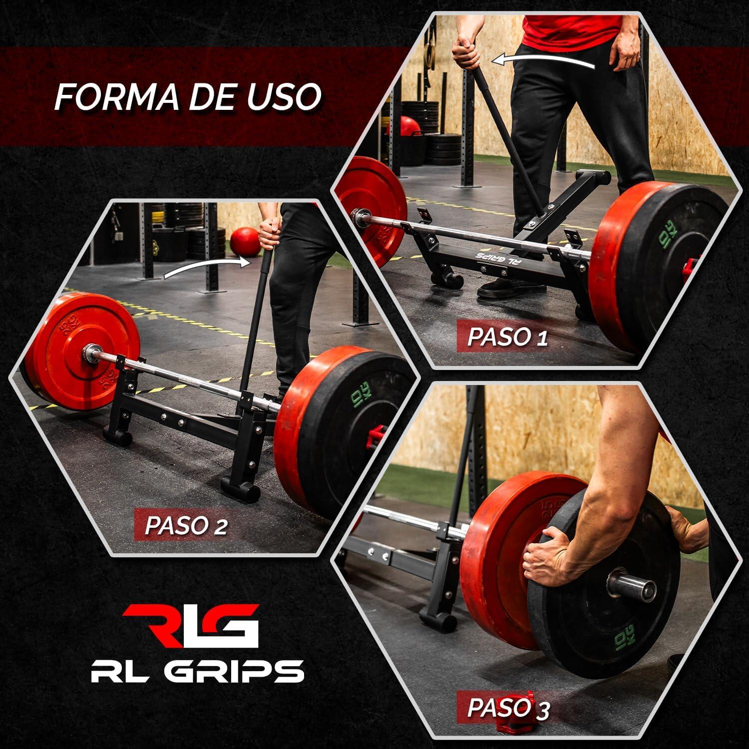 Elevador de barra para peso morto RL Grips Deadlift Bar Jack 7/7