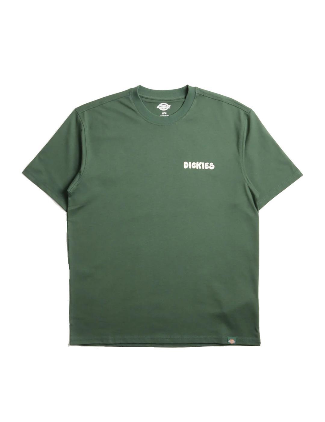 T-shirt pour hommes Dickies Gordonsville Vert 1/4