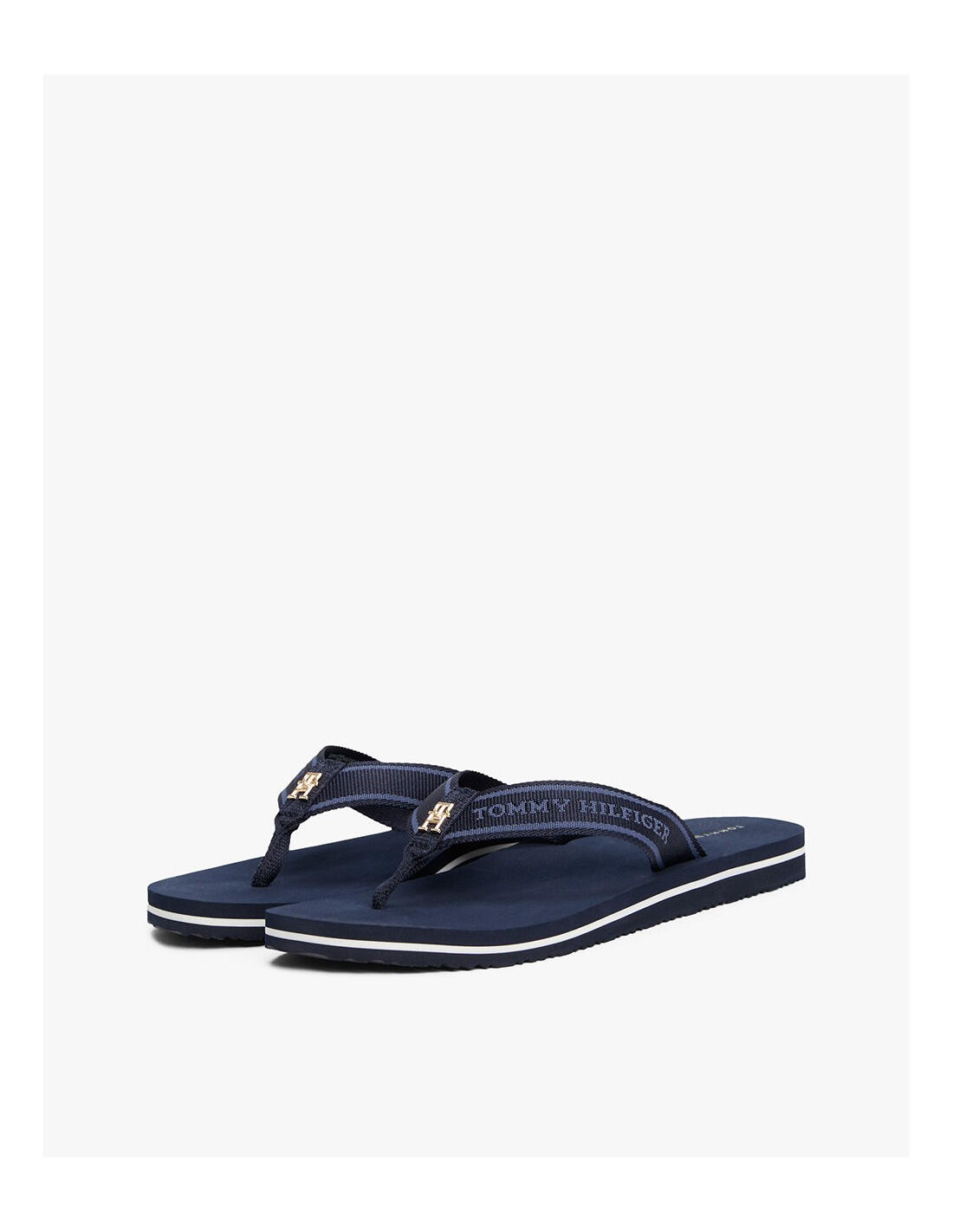 Chanclas Tommy Hilfiger en color DW6-Azul 3/5