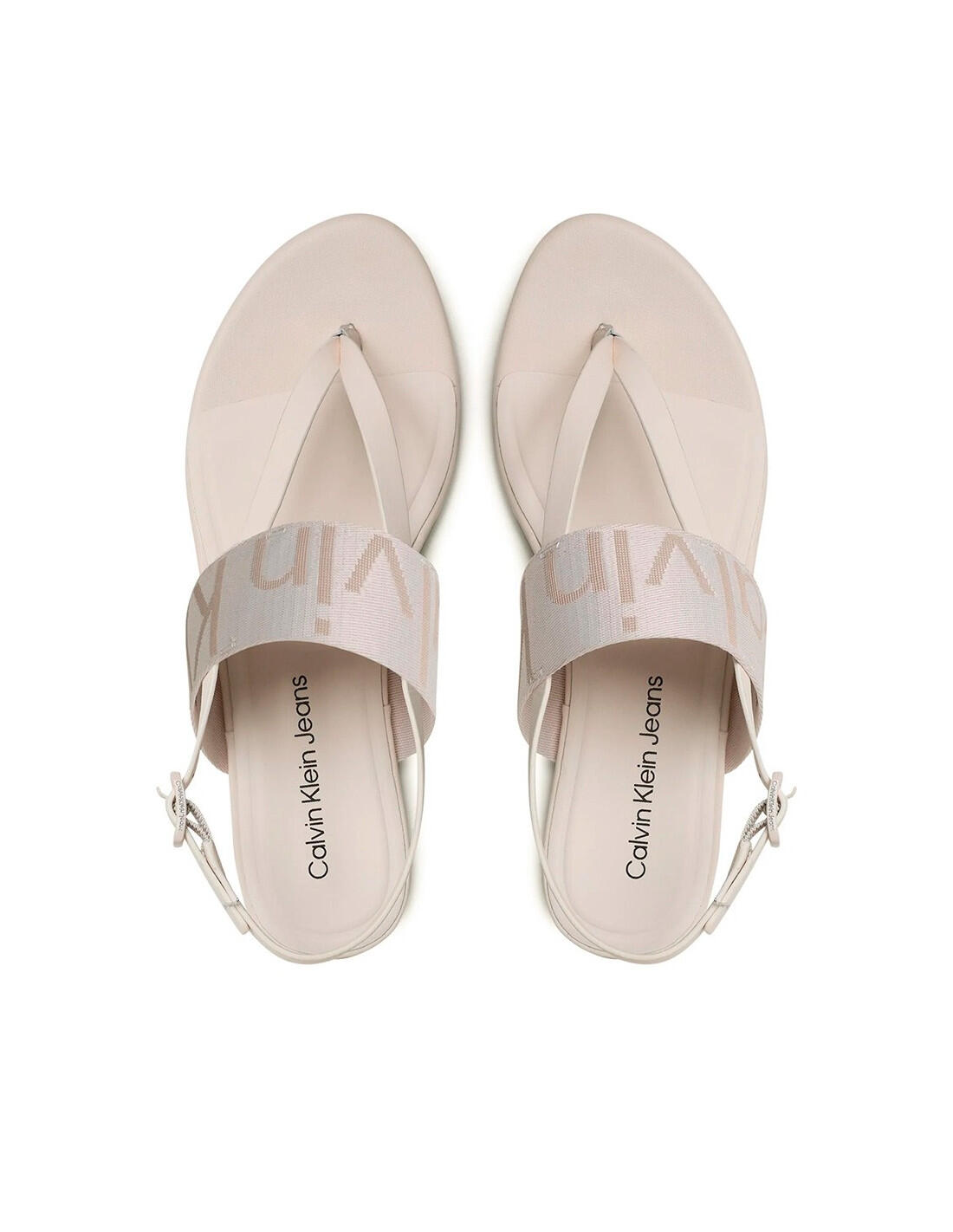 Sandalias Calvin Klein en color YBH-Blanco 4/5
