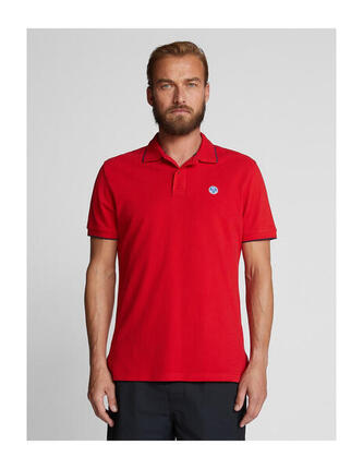 Polo North Sails en color Rojo