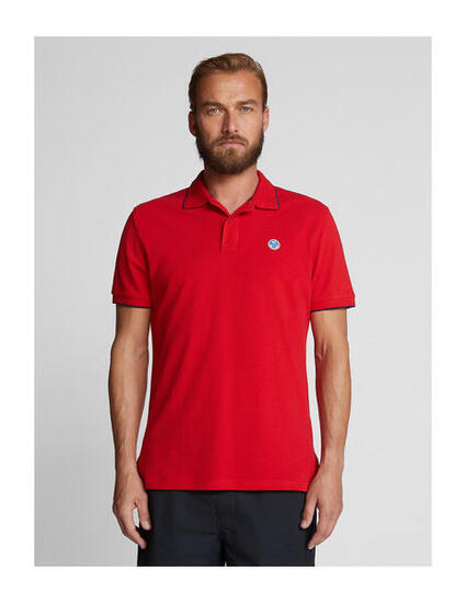 Polo North Sails en color Rojo