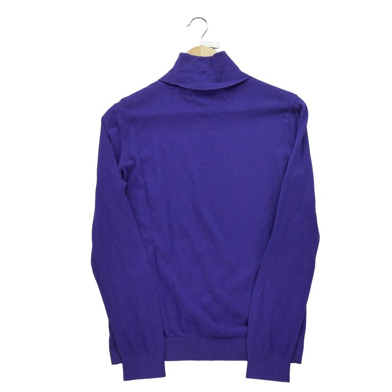 Pulover cu guler rulat pentru femei în violet