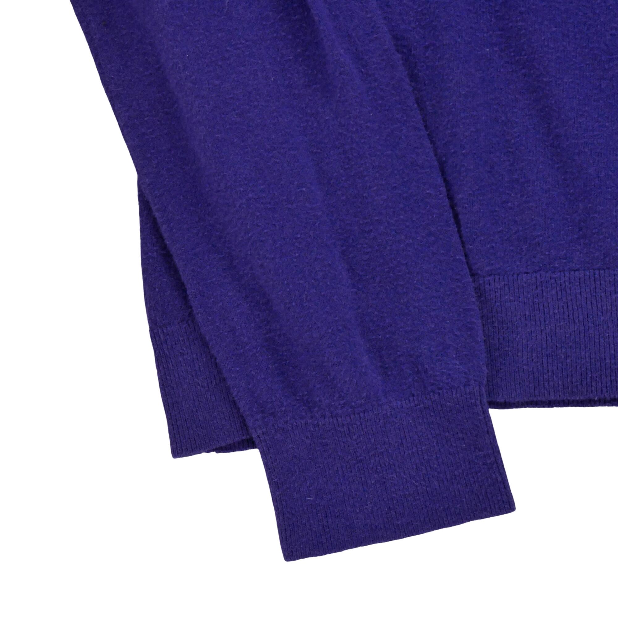 Segunda Vida - Suéter de gola alta roxo para mulheres - Como novo 5/7