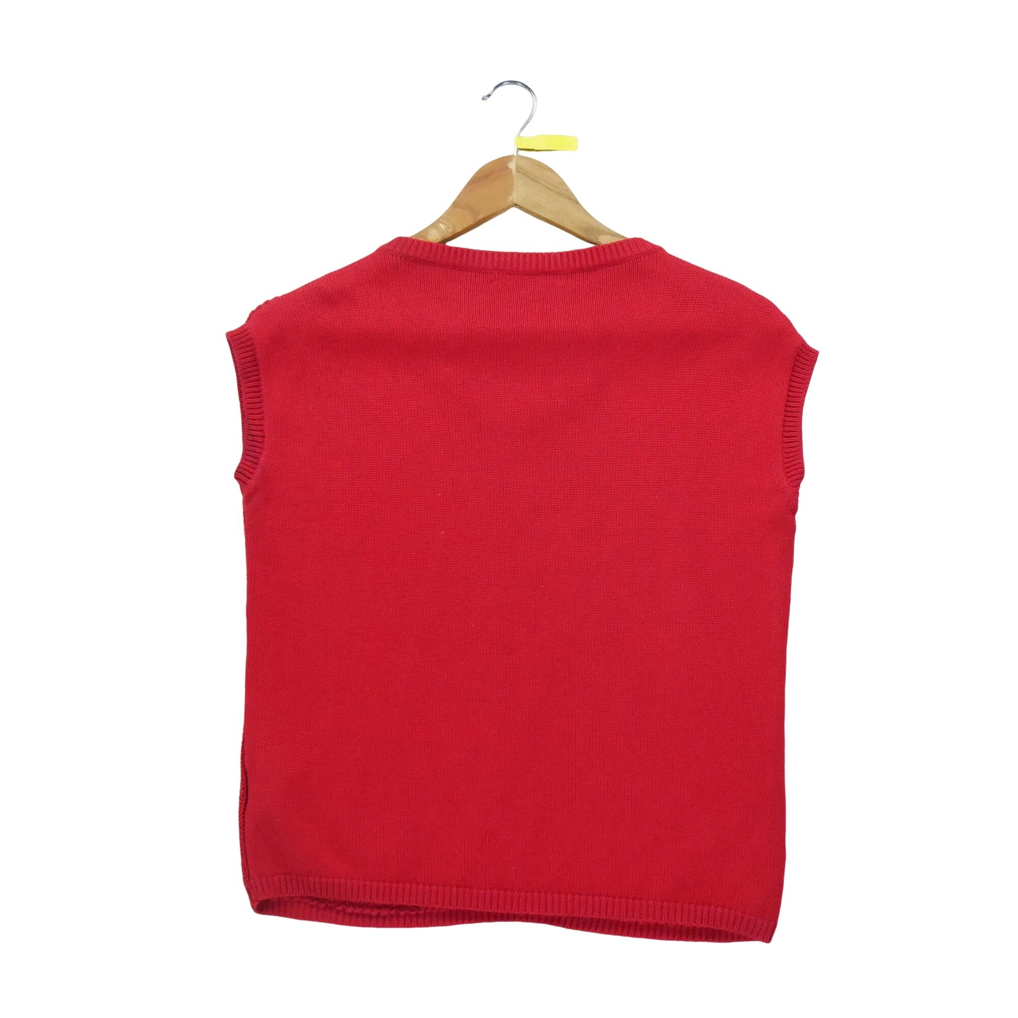 Women's Red Sweater 2/7