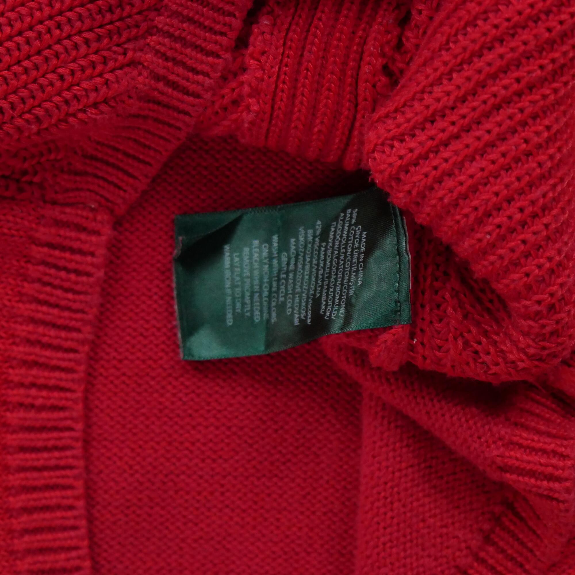 Women's Red Sweater 7/7