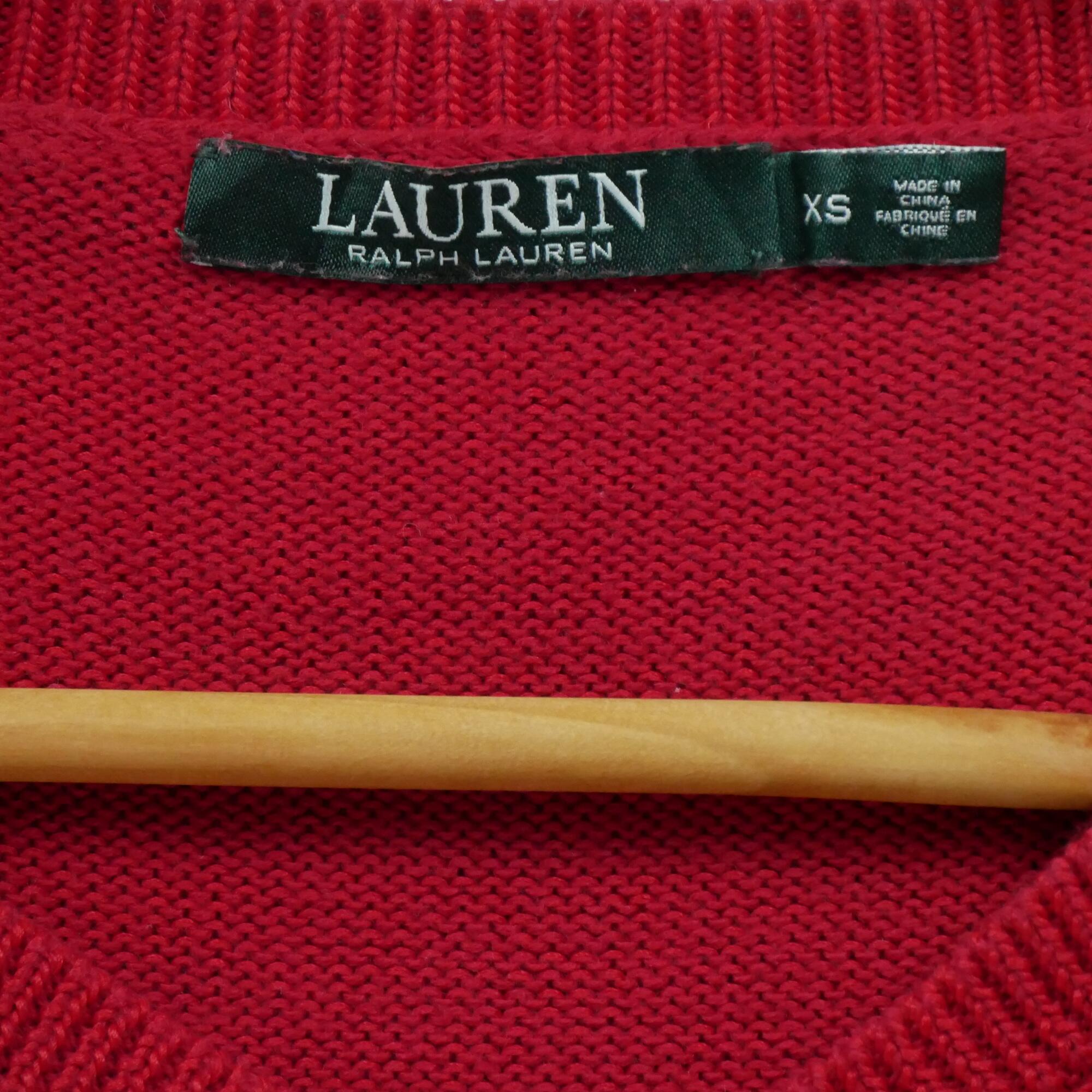 Women's Red Sweater 6/7