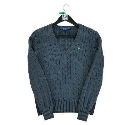 Seconda Mano - Maglione a maglia intrecciata da donna - Stato molto buono