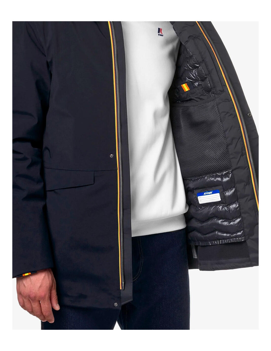 K-WAY Bennal Bonded Padded  - 3/4 Longitud - Chaqueta 4/5