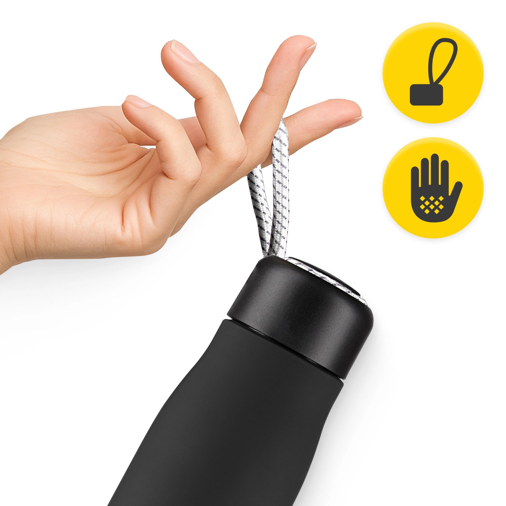 Thermoflasche 540 ml Schwarz – isoliert & auslaufsicher 5/7