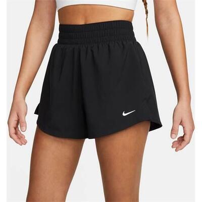 Korte broek nike dri-fit one high rise 2in1, zwart, dames